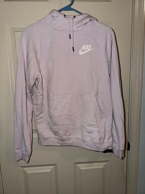 Nike Lavender Hoodie Sweatshirt - White Logo